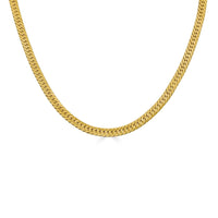 Herringbone Chain Necklace-nunchi
