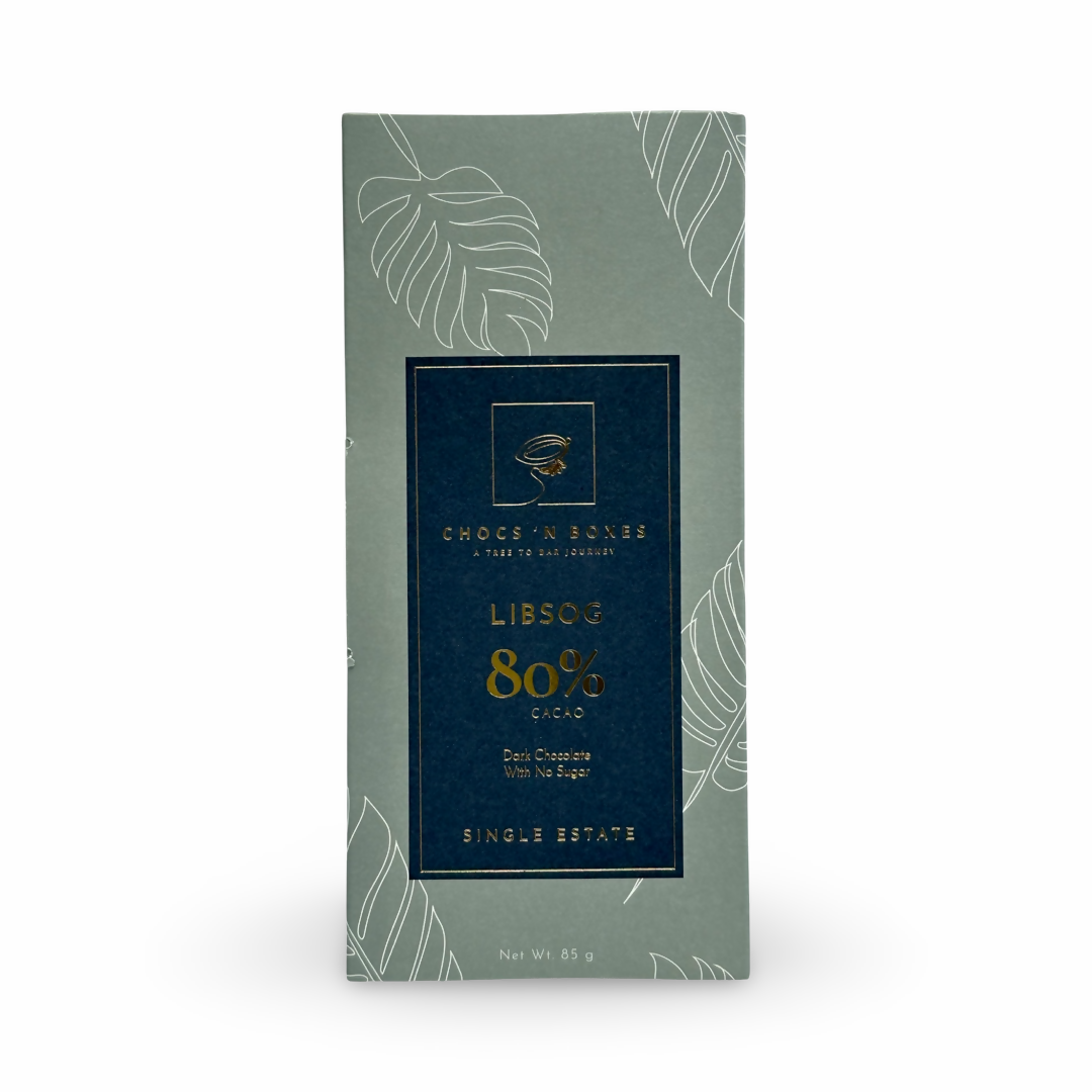 80% LIBSOG Dark Chocolate (KETO/Diabetic Friendly) [85g]