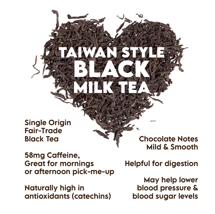 Taiwan Style Black Milk Tea 12-Pack
