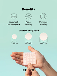 COSRX Acne Pimple Master Patch 24 Patches (3 Sizes)