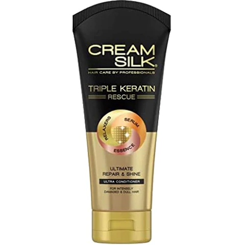 Creamsilk Triple Keratin Ultimate Repair & Shine (Gold)