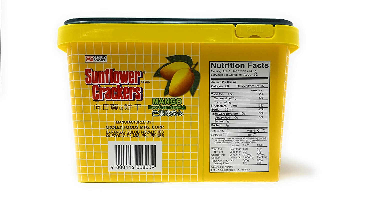 Croley Foods Sunflower Crackers - Mango