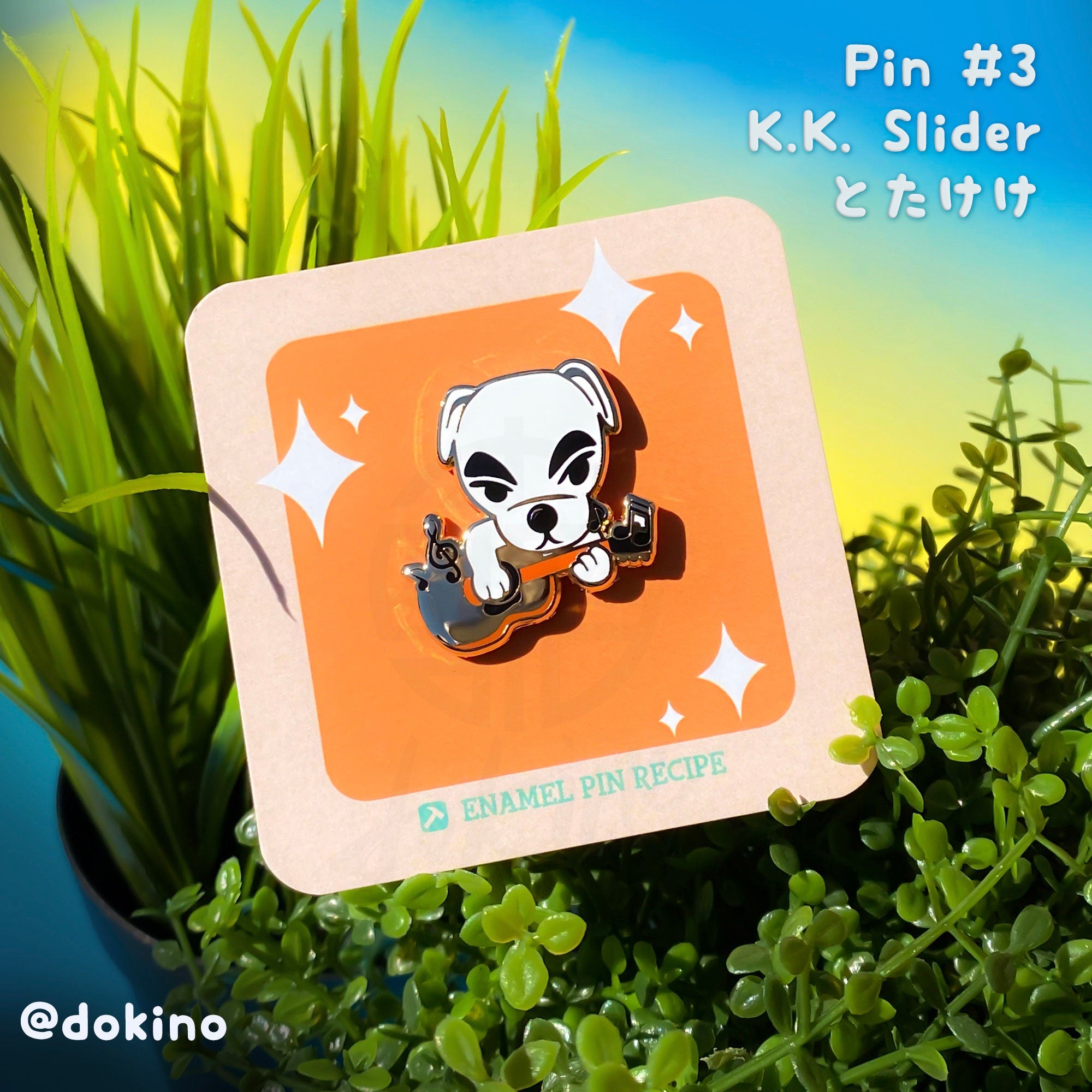 Dokino Art 5 Pin Bundle - Cute Bee and Puppycat, Tempbot, Cardamon, Moully Hard Enamel Lapel Pin Set Locking Clutches Kawaii Cartoon Fanart by Dokino