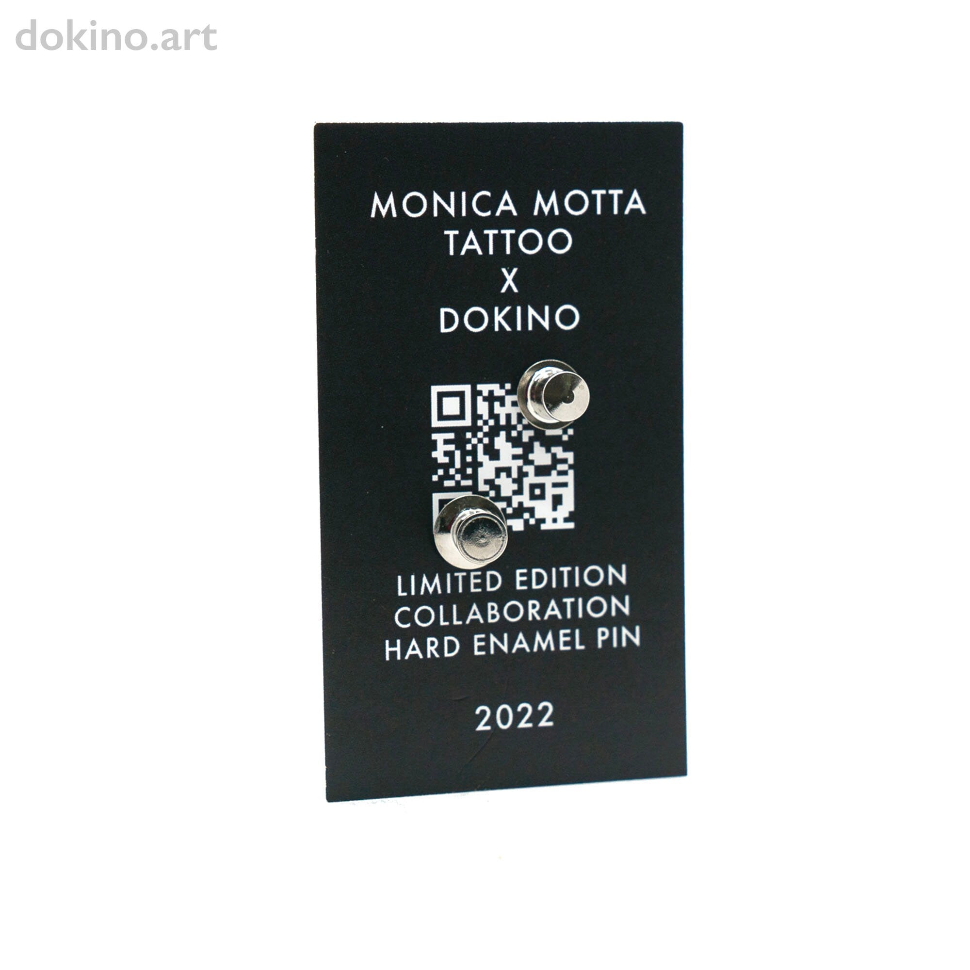 MIRROR - Japanese Tattoo Pin - Limited Edition Collaboration Monica Motta x Dokino - Double Face ReflectionTattoo Design - Feminine Ink