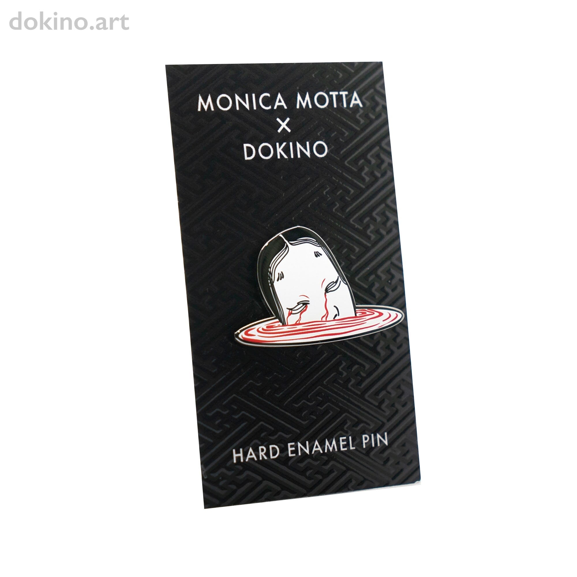 TEARS - Japanese Tattoo Pin - Limited Edition Collaboration Monica Motta x Dokino - Drowning in Tears Tattoo Design - Feminine Ink