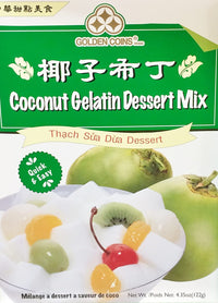Golden Coins Coconut Gelatin Dessert Mix