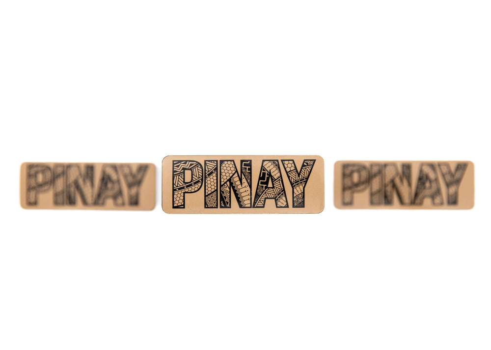 Tribal Design Pinay, Sticker, Weatherproof Sticker, Filipino, Filipina, Pinoy, Pinay, Philippines,