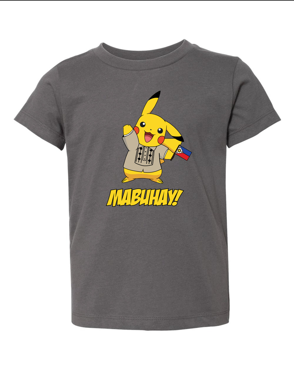 Toddler/Kids Mabuhay Pikachu Shirt, Kids T-Shirt, Filipino Apparels