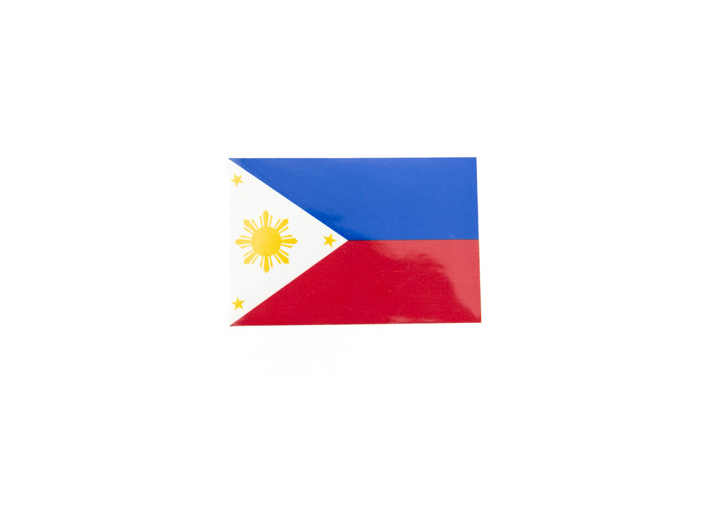Filipino Flag Sticker, Filipino, Pinoy, Philippines,, Filipina, Pinay, Weatherproof, Glossy,