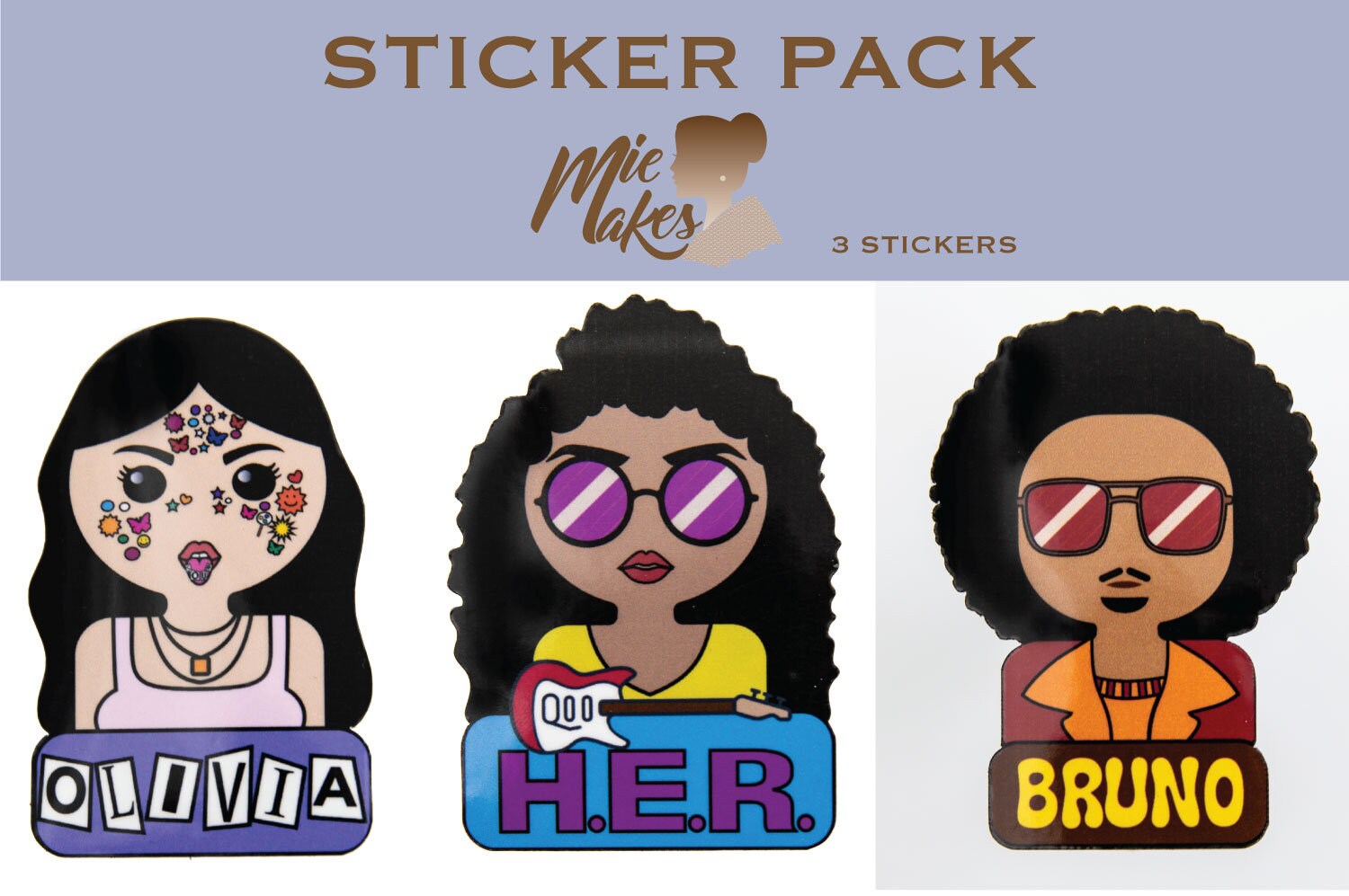 Fil-Am Singers Sticker Pack, Filipino Filipina American, Pinoy, Pinay Philippines,