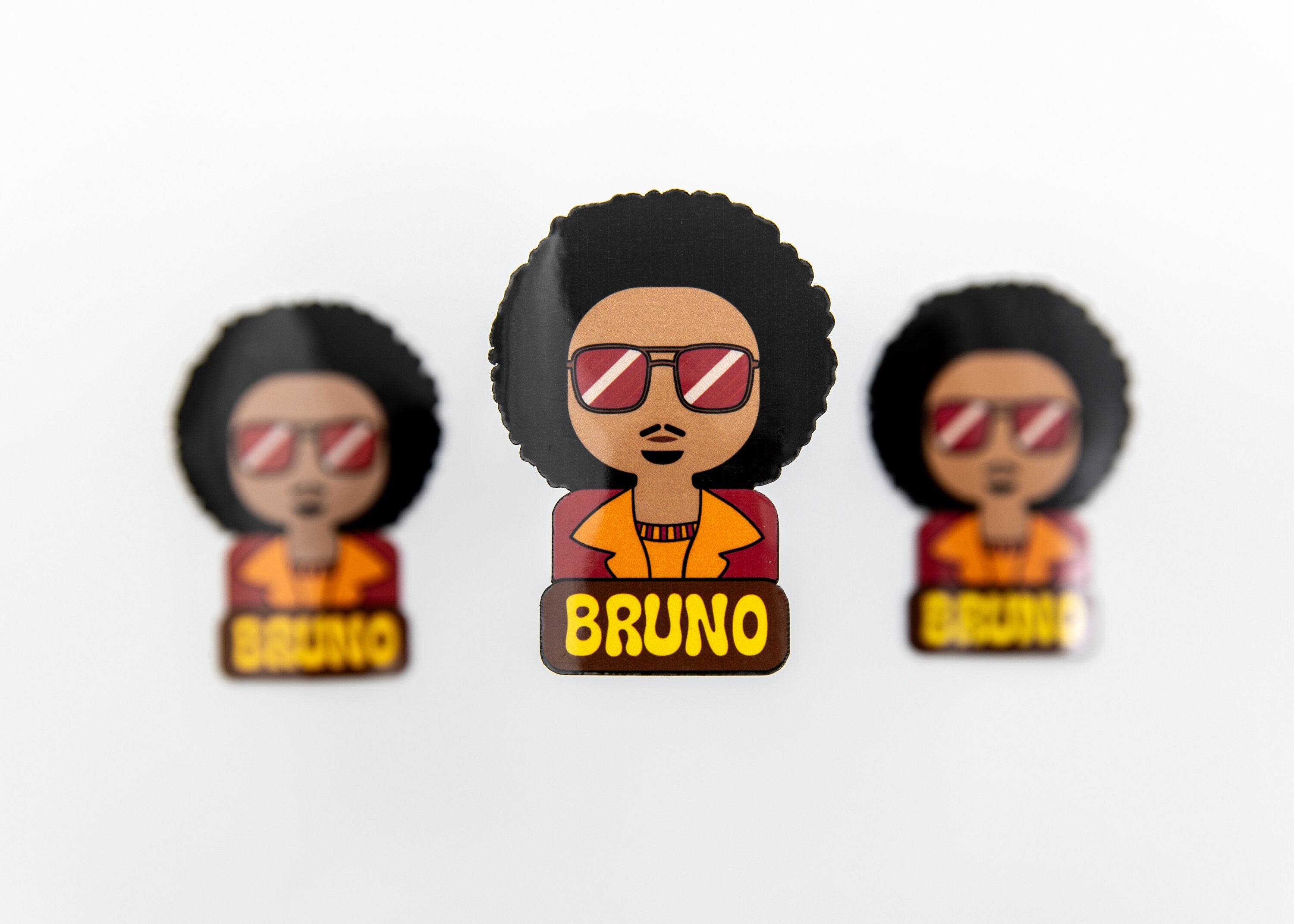 Bruno Mars Sticker, Filipino, Pinoy, Philippines,, Filipina, Pinay, Weatherproof, Glossy,