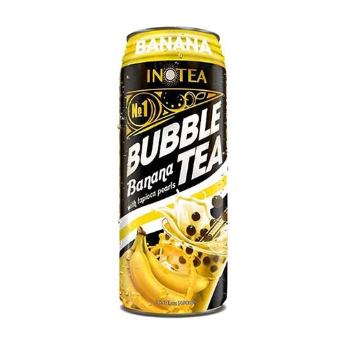 Inotea Banana Bubble Tea with Tapioca Pearls