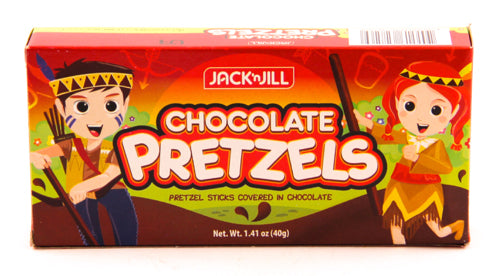 Jack 'n Jill Chocolate Pretzel Sticks - Sarap Now