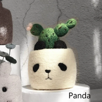 Panda Animal & Plant Needle Felting DIY Kit