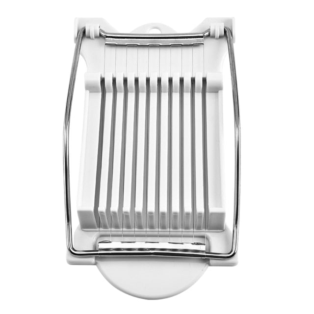 Luncheon Meat Slicer, Stainless Steel Wires, BPA Free, Cuts 11 Slices, White