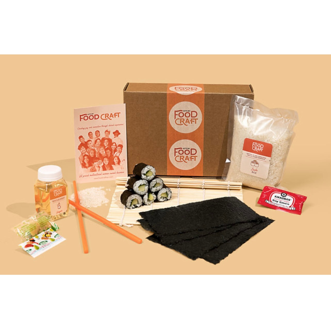 All-Inclusive Shiitake Sushi Making Kit | DIY Kit | Vegetarian | Includes Miso Soup, 10 Rolls & Spicy Mayo All-Inclusive Shiitake Sushi Making Kit | DIY Kit | Vegetarian | Includes Miso Soup, 10 Rolls & Spicy Mayo