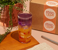 Assorted Bubble Tea Kit | DIY Boba Tea Kit | DIY Milk Tea Kit I 5 Drinks with 2 Boba Toppings I Perfect Gift I Corporate Care Package
