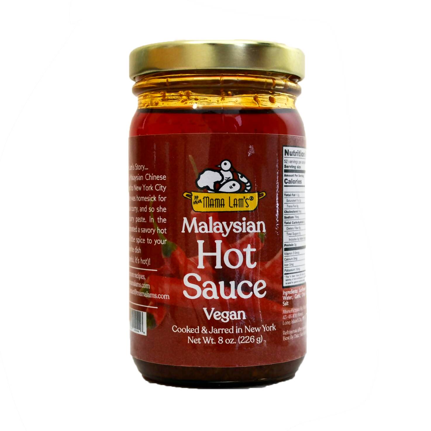 Malaysian Vegan Hot Sauce