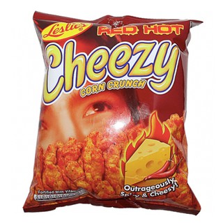Leslie's Cheezy Corn Crunch Red Hot Cheezy