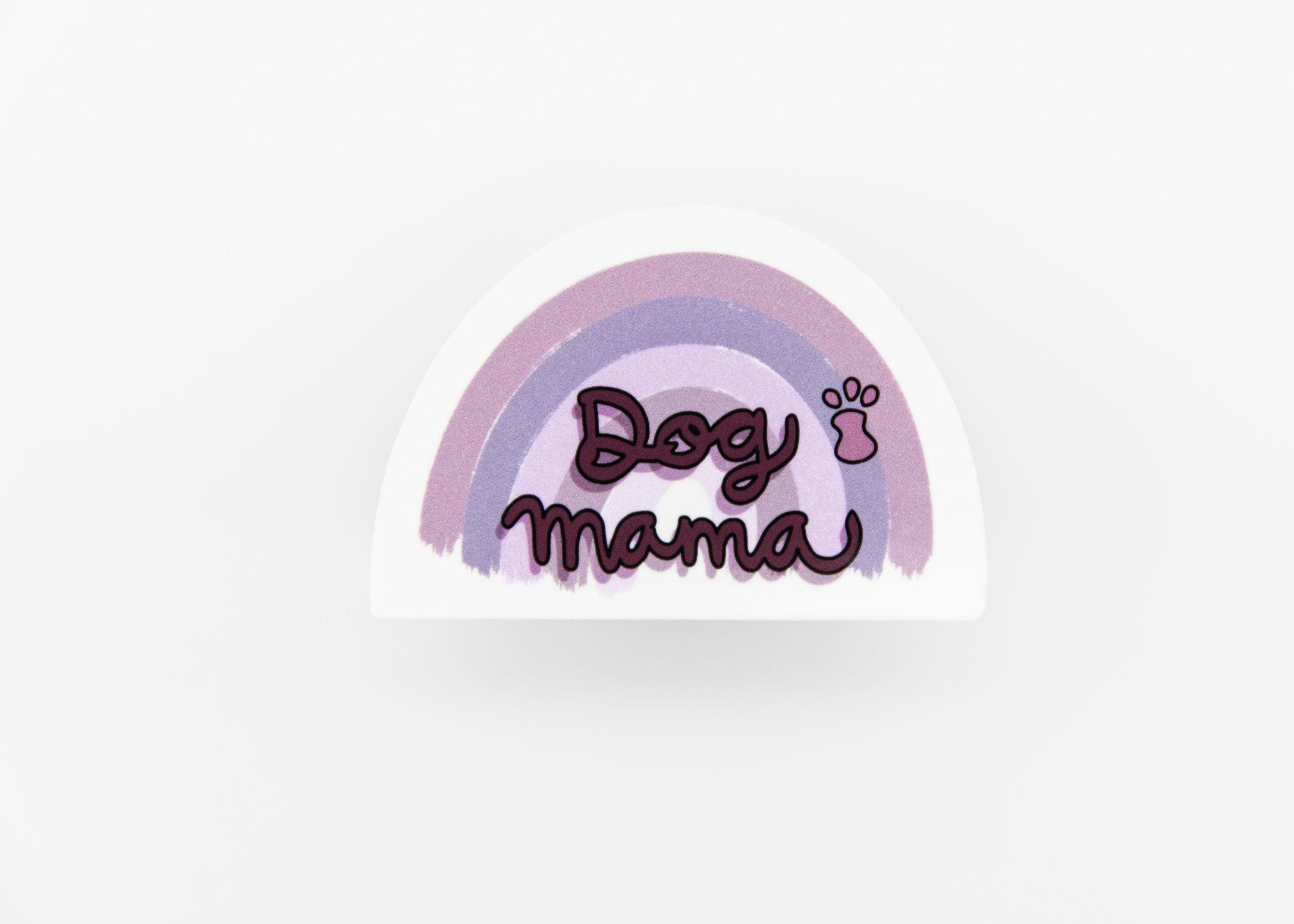 Mie Makes Dog Mom Sticker, Rainbow Sticker, Dog Lover, Decal, Hydro Flask Sticker, Dog Mom Sticker, Sticker for Laptop, Sticker for Journal