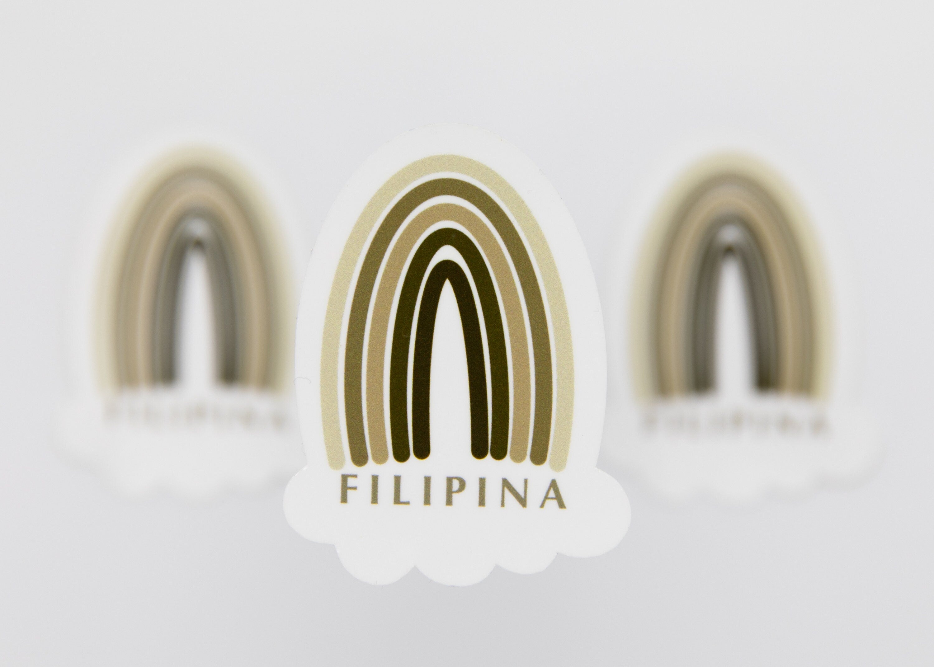 Mie Makes Filipina Sticker, Filipina Rainbow Sticker, Filipina Sticker, Filipino Sticker, Pinay Sticker, Filipina Decal, Philippines, Pinay Rainbow