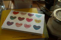 Mie Makes Filipino Sayings Greeting Card, Homemade Card, Filipino Love Phrases, Mahal Kita, Valentine's Day Card, Conversation Hearts, Tagalog, Love
