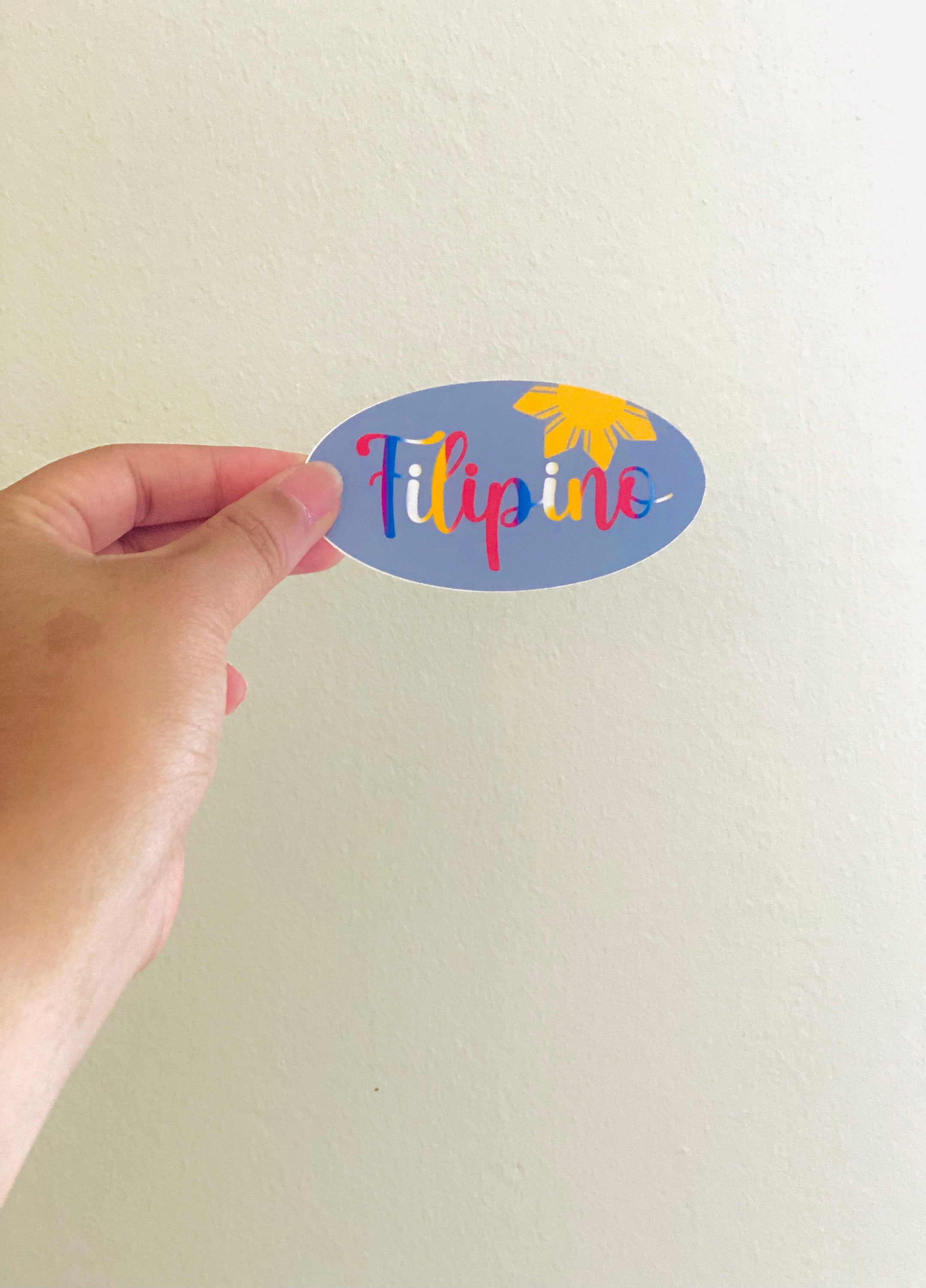 Mie Makes Filipino Sticker, Filipino, Filipino Sun, Pinoy, Philippines, Water bottle Sticker, Laptop Sticker, Planner Sticker, Filipino Decal, Pinay