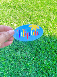 Mie Makes Filipino Sticker, Filipino, Filipino Sun, Pinoy, Philippines, Water bottle Sticker, Laptop Sticker, Planner Sticker, Filipino Decal, Pinay