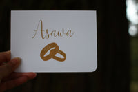 Mie Makes Filipino Wedding Greeting Card, Homemade Greeting Card, Asawa, Husband, Wife, Marriage, Wedding Vowels, Keepsake Card, After The Wedding