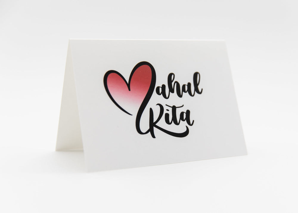 Mie Makes Mahal Kita Greeting Card, Homemade Greeting Card, I love you, Valentine's Day Card, Philippines, Tagalog, Filipino