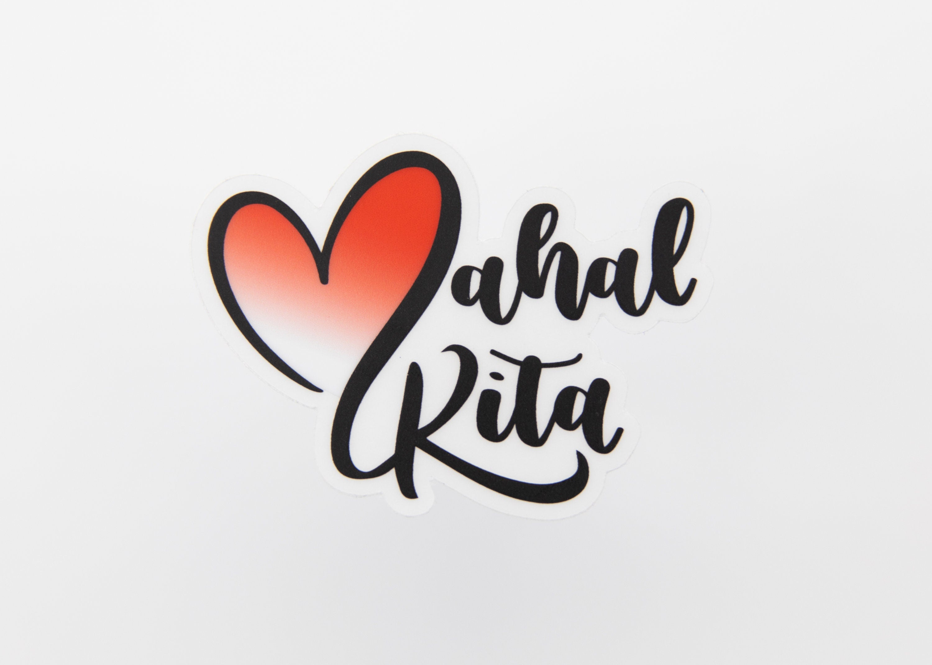 Mie Makes Mahal Kita Sticker, Clear Sticker, Sampaguita Sticker, Filipino Stickers, Arts & Crafts, Philippines, Laptop Sticker, Journal Sticker, Pinay