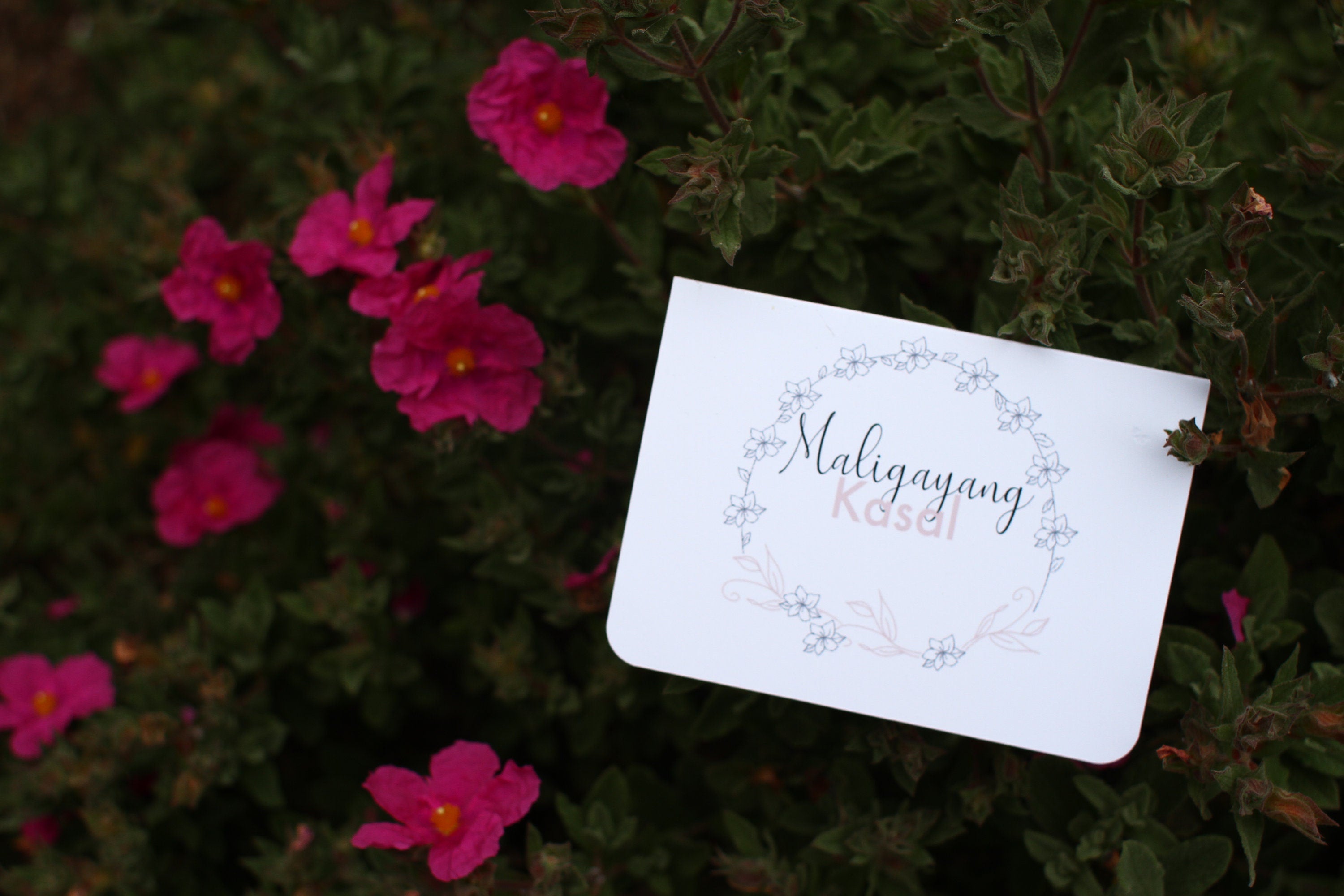 Mie Makes Maligayang Kasal Greeting Card, Homemade Card, Filipino Wedding Greeting Card, Happy Wedding, Philippines, Filipino American Wedding, Bride