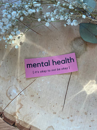 Mie Makes Mental Health Sticker, Sticker for hydroflask, Motivational Sticker, Sticker for Laptop, Sticker for Waterbottle, Sticker for friend