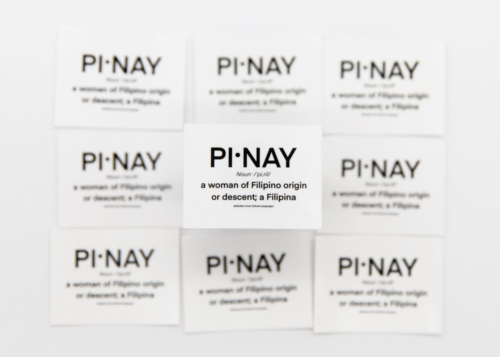 Mie Makes Pinay Sticker, Pinay Definition, Filipino Sticker, Filipina Sticker, Philippines, Waterbottle Sticker, Hydro Flask Sticker, Journal Sticker