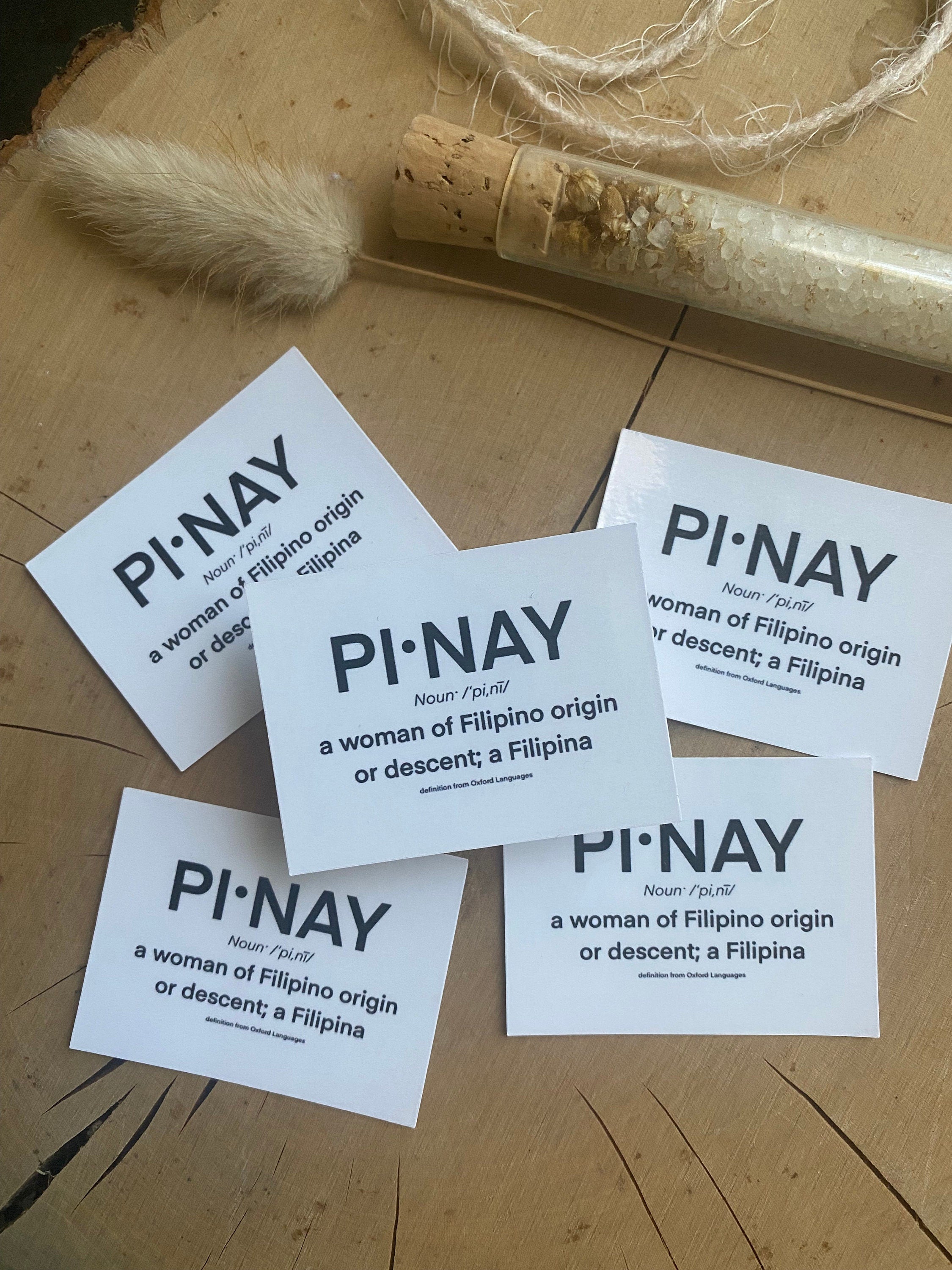 Mie Makes Pinay Sticker, Pinay Definition, Filipino Sticker, Filipina Sticker, Philippines, Waterbottle Sticker, Hydro Flask Sticker, Journal Sticker
