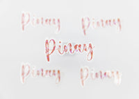 Mie Makes Pinay Sticker, Pinay Orange Sticker, Pinay Gem Pattern Sticker, Pinay Shimmery Sticker, Waterproof Sticker, Pinay Shiny Sticker, Filipina