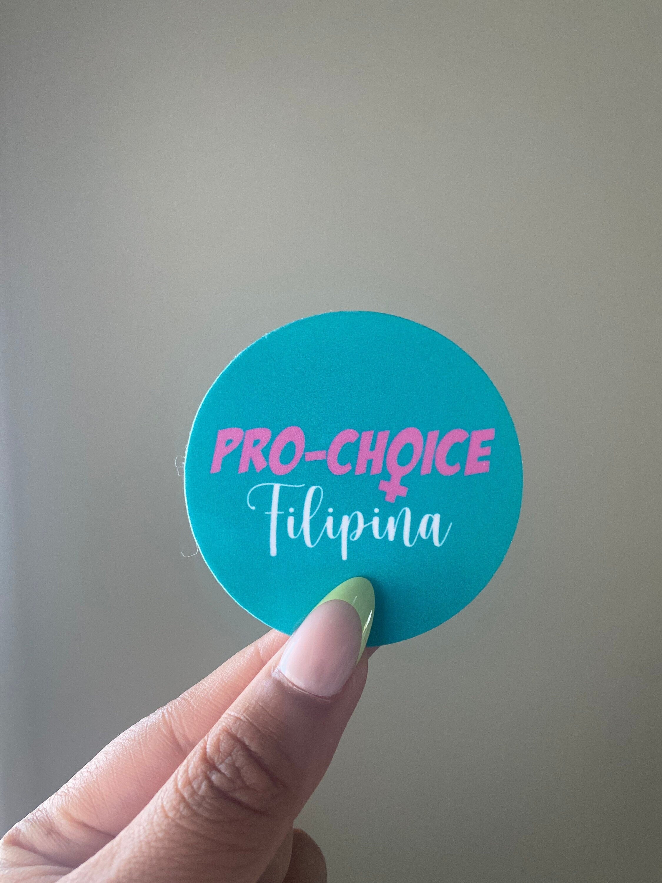Mie Makes Pro-Choice Sticker, Pro-Choice Filipina, Filipino Sticker, Pro-Choice, Filipina, Her Body, Her Choice, Filipino, Filipinx, Roe vs Wade