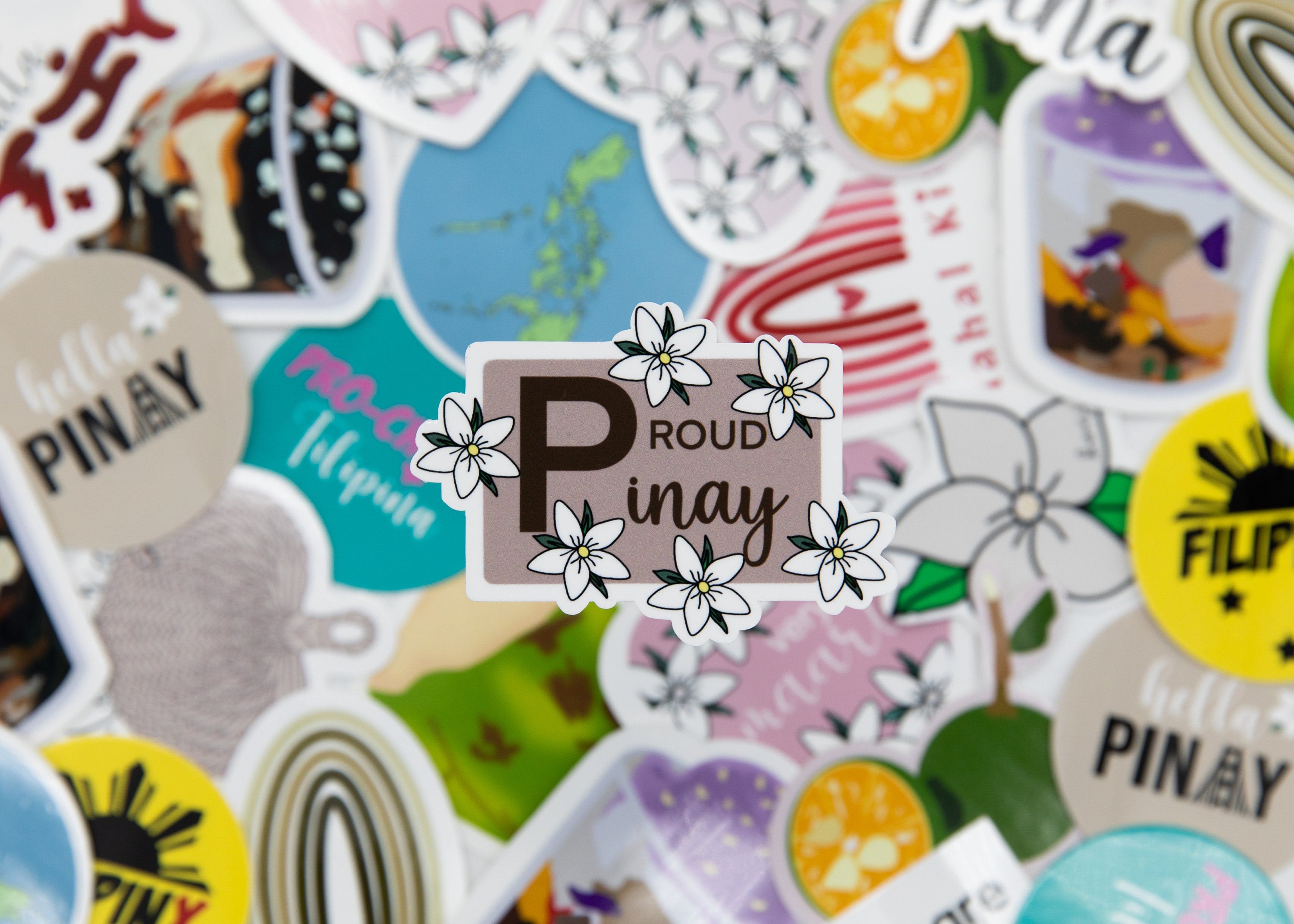 Mie Makes Proud Pinay Sticker, Filipino Sticker, Filipina Sticker, Philippines, Pinay Pride,