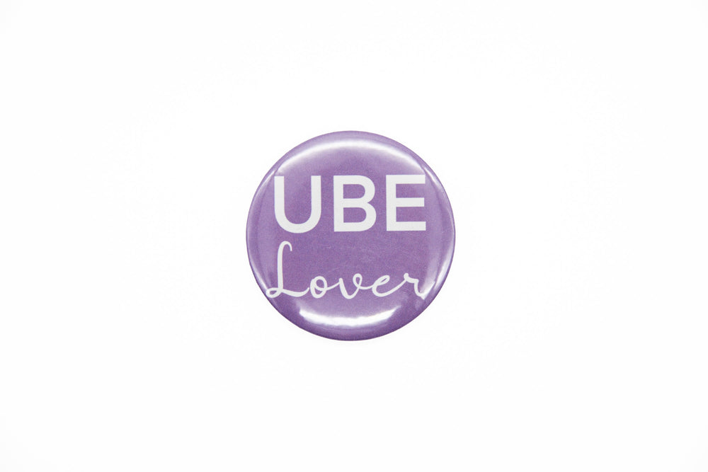Mie Makes Ube Lover Button, Round Filipino Button, Button Pins, Dessert Buttons, Filipina