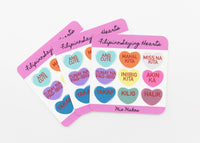 Mie Makes Valentine's Day Filipino Saying Heart Stickers, Conversation Hearts, Mahal, Filipino Sayings, Valentine's Stickers, Philippines, Filipina