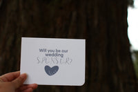 Mie Makes Will You Be Our Wedding Sponsor Greeting Card, Homemade Greeting Card, Filipino American Wedding, Maligayang Kasal, Wedding Sponsor Card