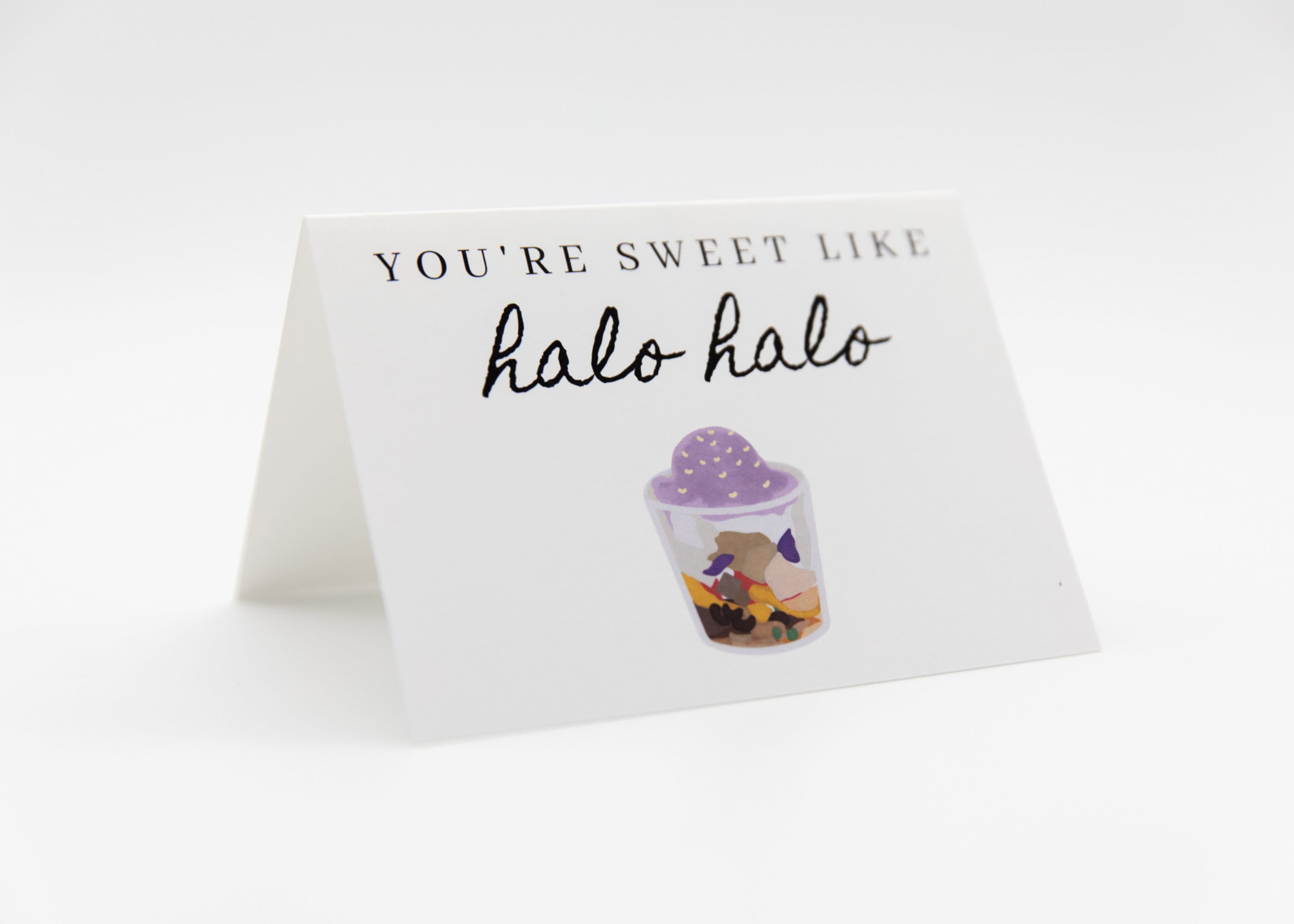Mie Makes You're Sweet Like Greeting Halo Halo Card, Filipino Desserts, Filipino Food, Filipino Snacks, Pinoy Desserts, Filipino