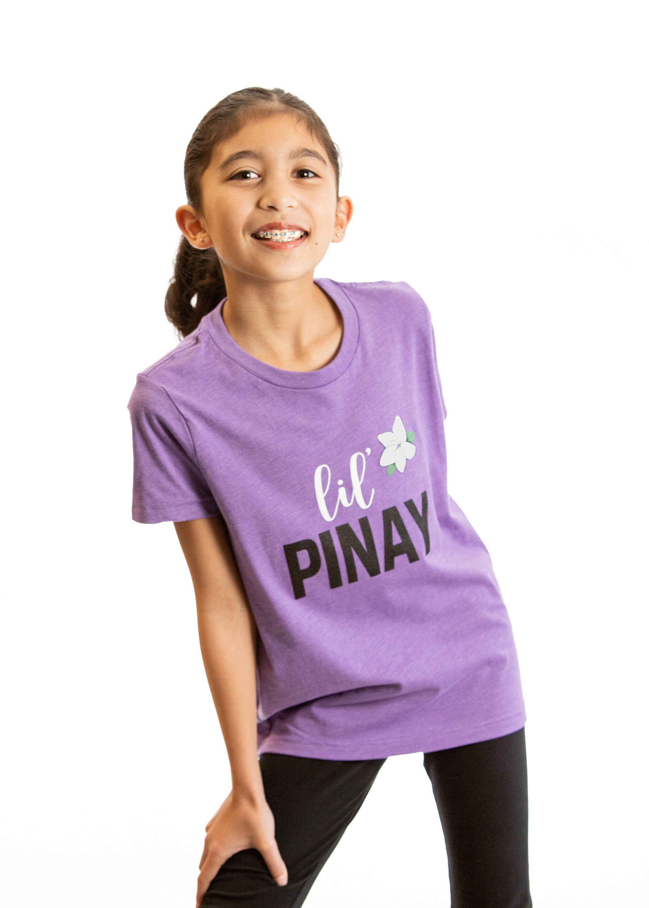Mie Makes Youth Lil Pinay T-Shirt, Kids Filipina T-Shirt, Pinay T-Shirt, Black Pocket T-shirt, Filipina Apparels, Filipino Apparels