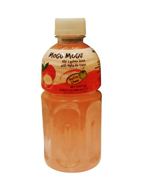 Mogu Mogu Lychee Juice Drink with Nata de Coco