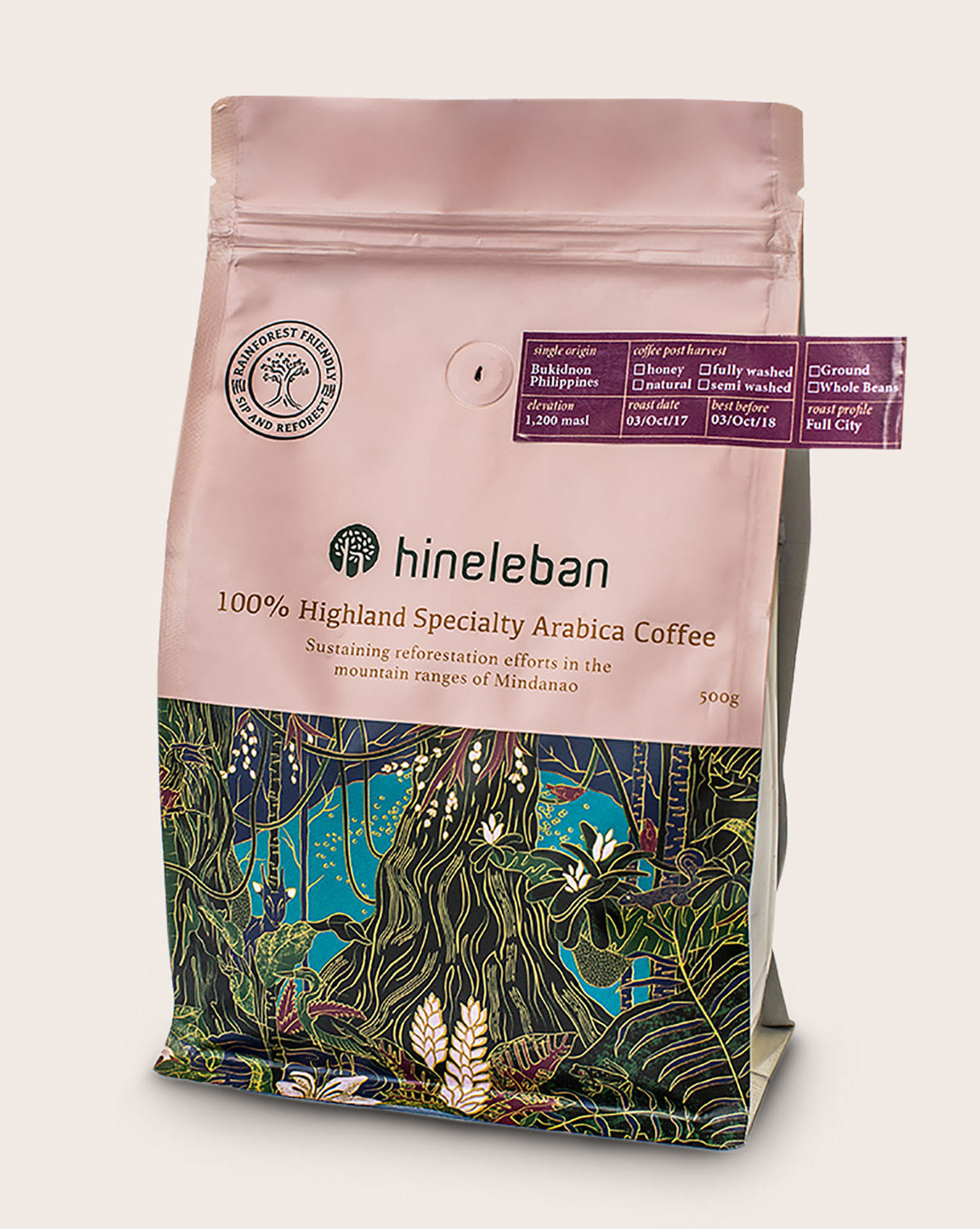 Hineleban Farms 100% Highland Specialty Arabica Ground Coffee