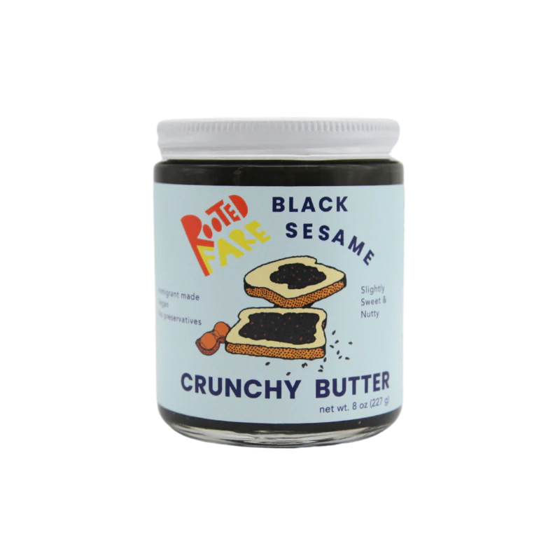 Rooted Fare Black Sesame Crunchy Butter
