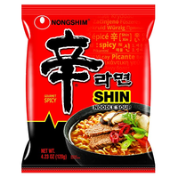 Nongshim Shin Ramyun Noodle Soup (4-Pack)