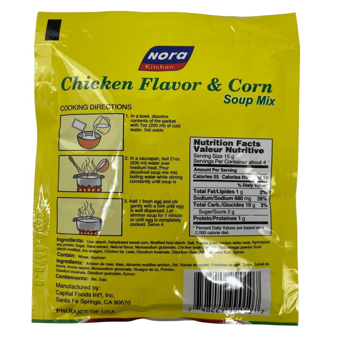 Nora Kitchen Chicken and Corn Soup Mix
