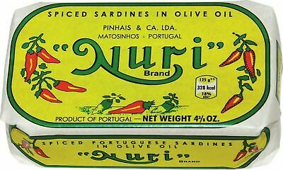 Single Nuri Spiced Sardines, Spicy, In Olive Oil