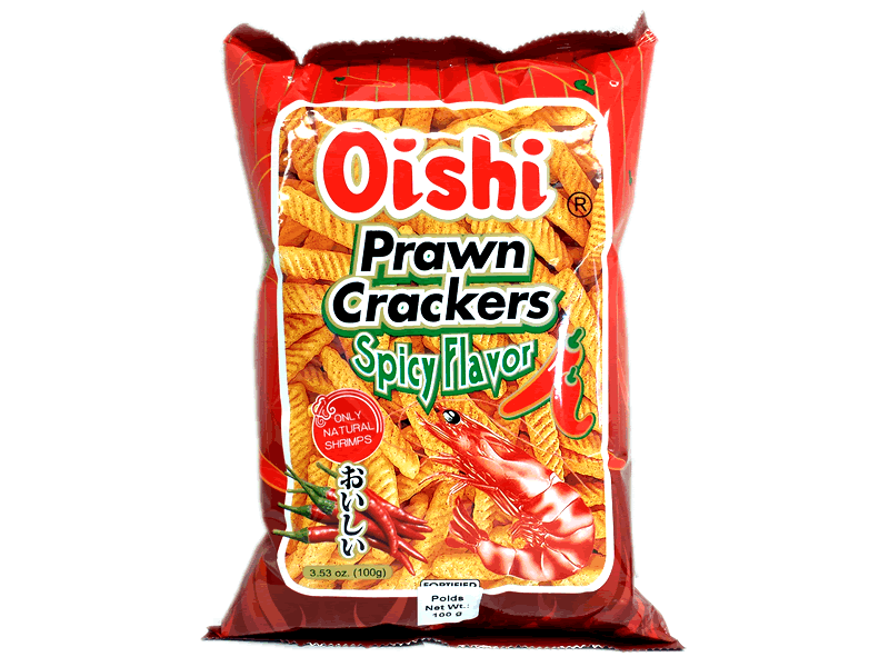 Oishi Prawn Crackers - Spicy Flavor - Sarap Now